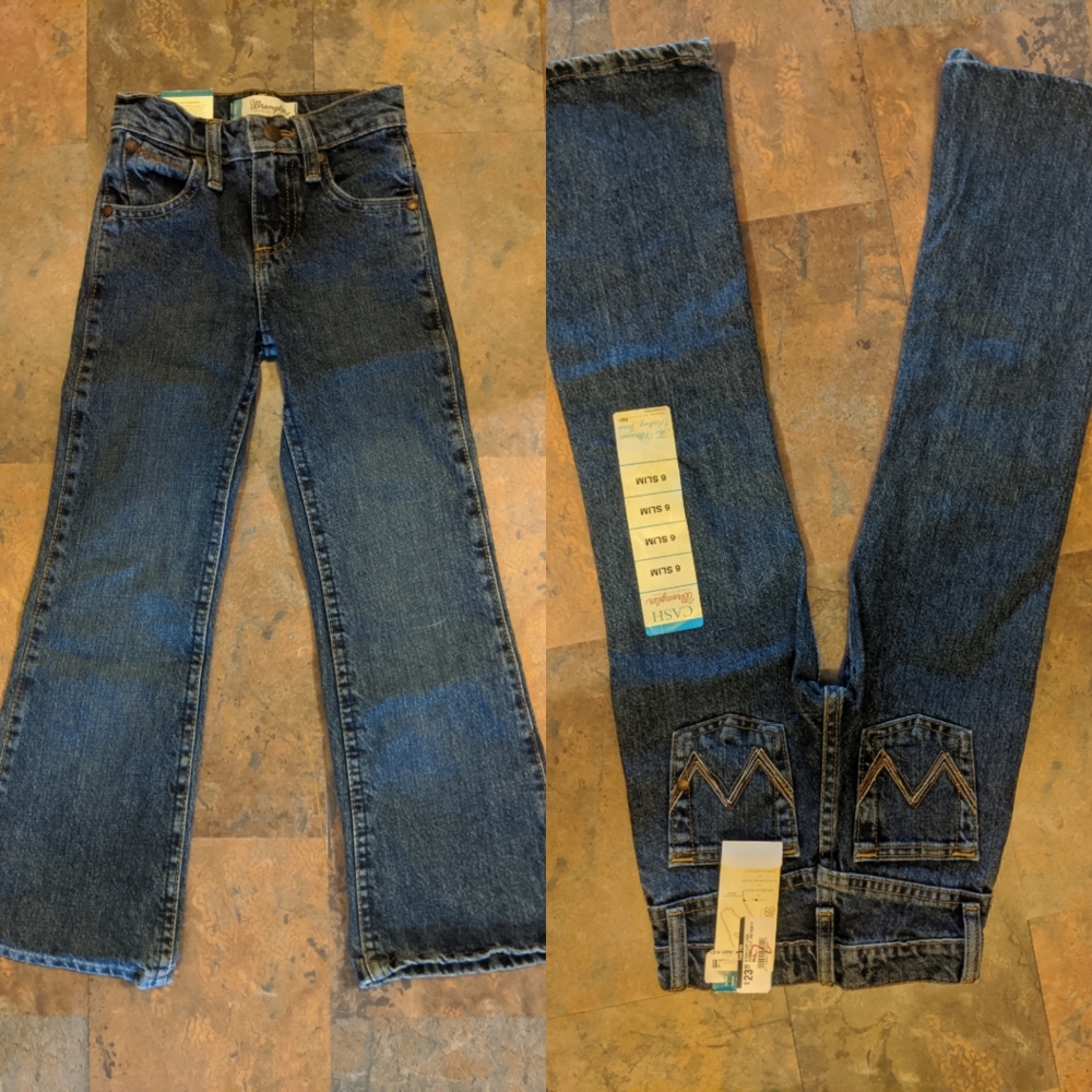 NWT Boys 6 slim wranglers
